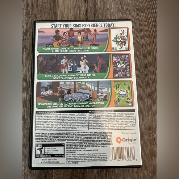 The Sims 3: Starter Pack ~ 2 Games in 1 (WIN/MAC DVD-ROM, 2013) - Picture 3 of 4